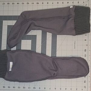 Capelli New York Boot Socks Grey Fleece Cableknit